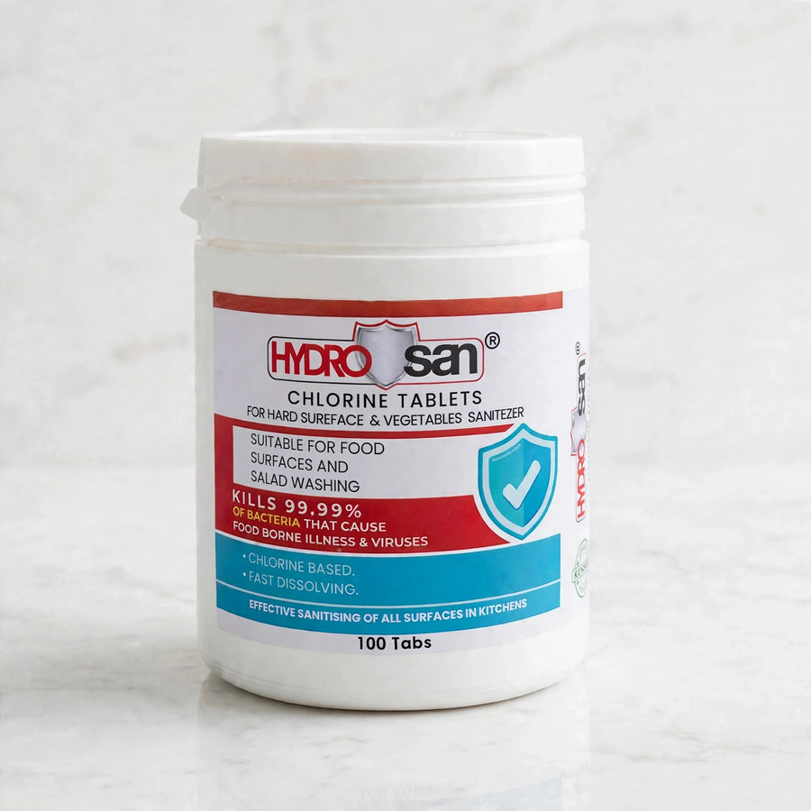 Hydrosan tablets for disinfecting vegetables and fruits – 100 tablets