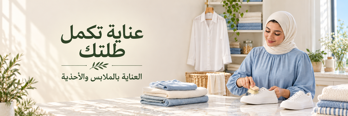 العناية بالملابس والأحذية