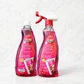 Pure Rose Scented Glass Cleaner – 550 ml + Refill
