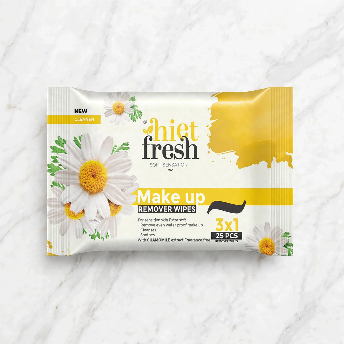 Heat Fresh Makeup Remover Wipes – 25 Wipes