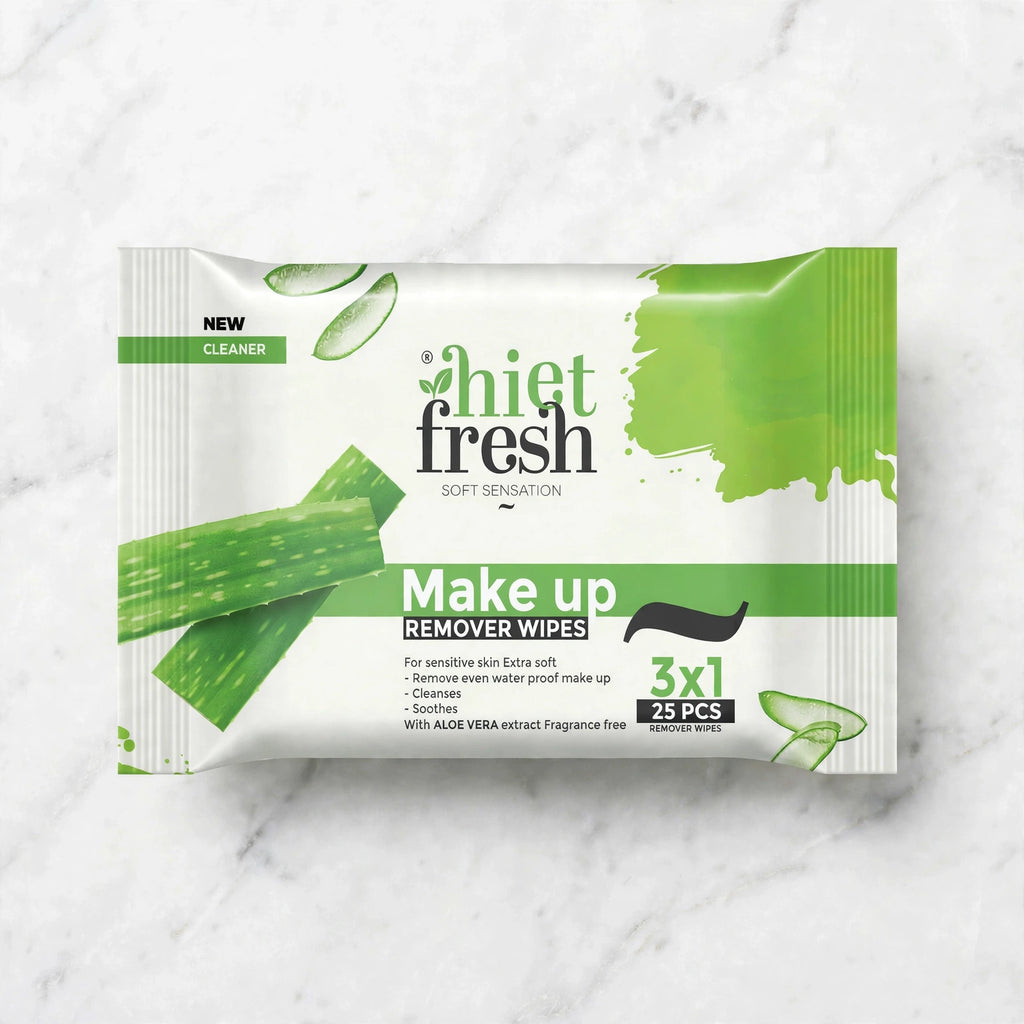 Heat Fresh Makeup Remover Wipes – 25 Wipes