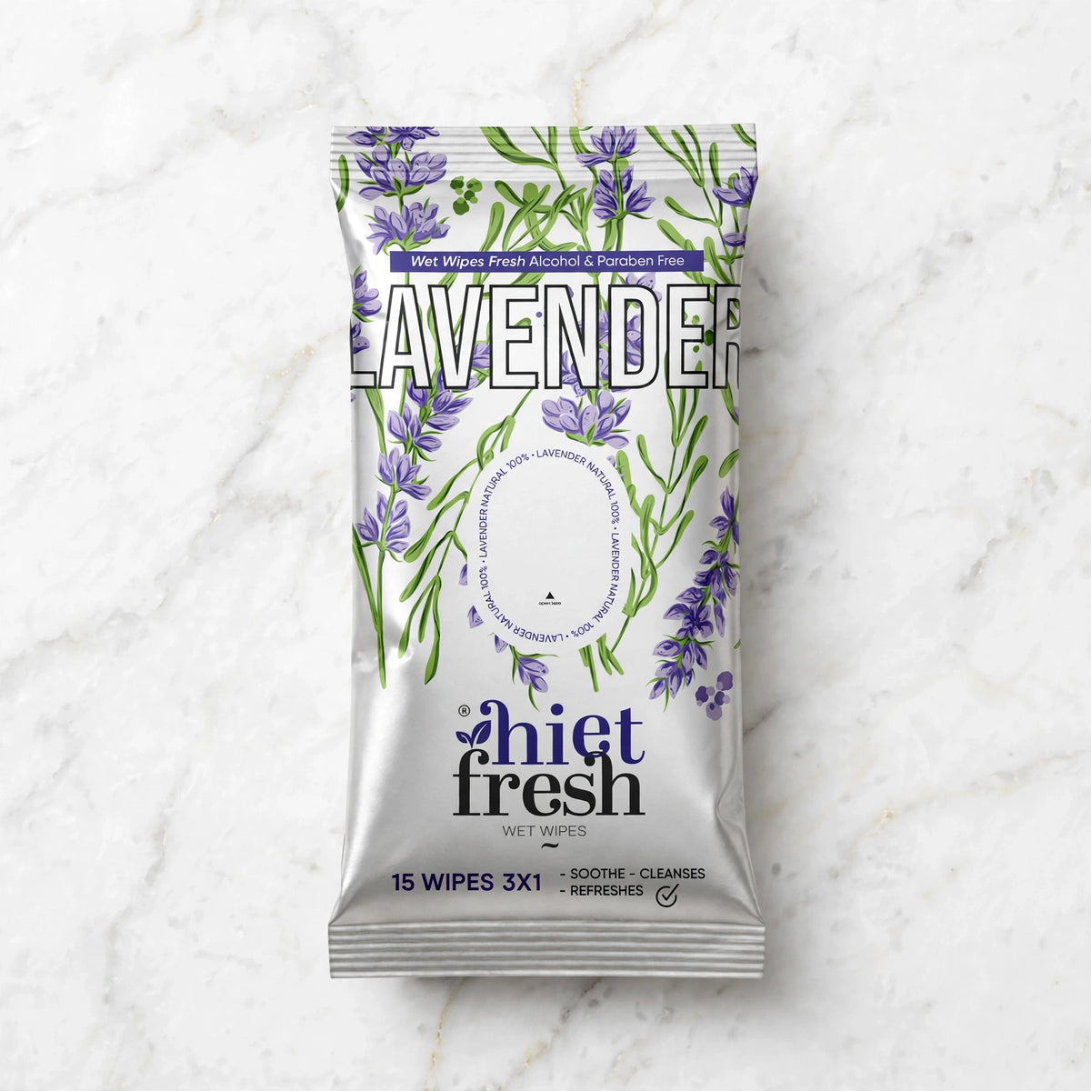 Heat Fresh Wet Wipes – 15 Wipes