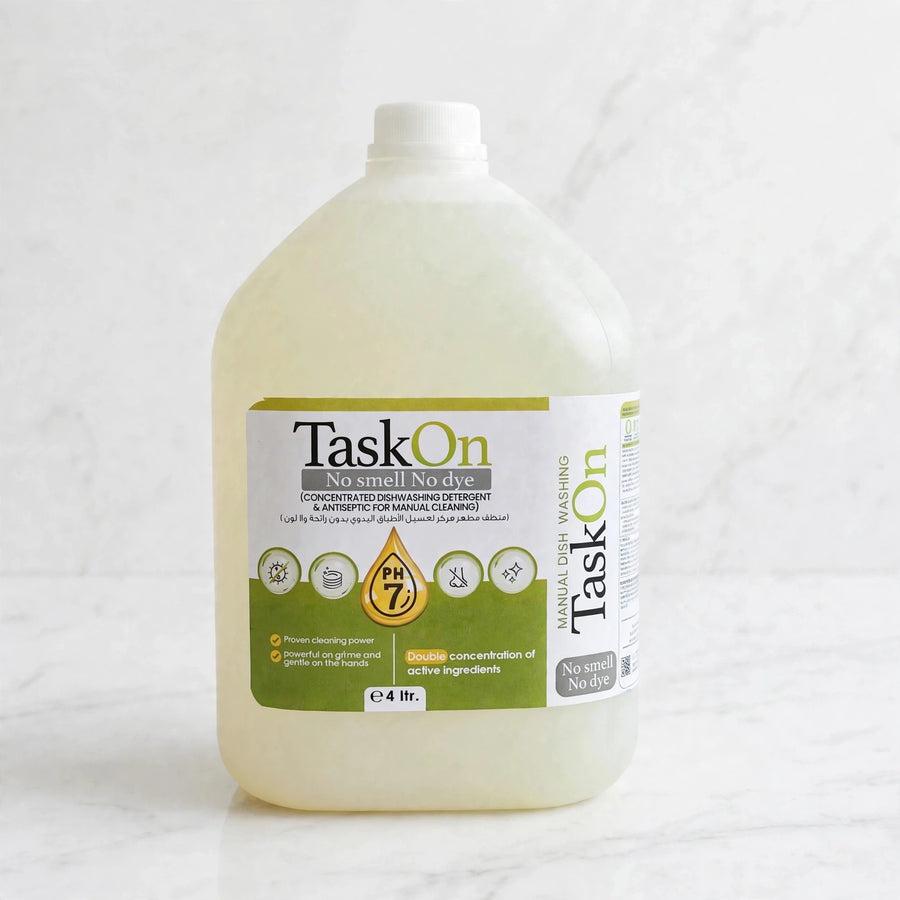 Task On Fragrance-Free and Colorless Dish Liquid – 4L