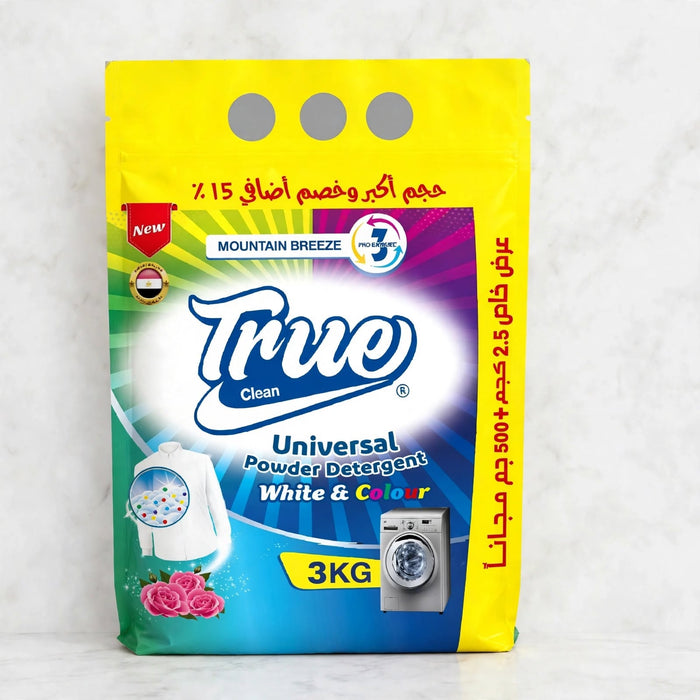 مسحوق غسيل ترو كلين للأوتوماتيك – 3 كجم
