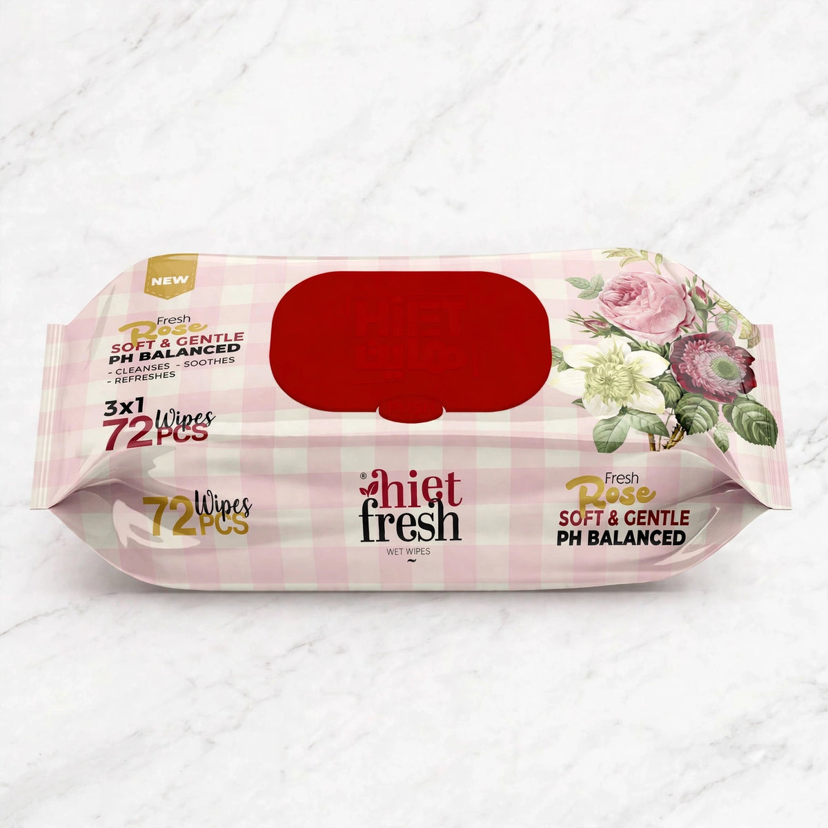 Heat Fresh Wet Wipes – 72 Wipes