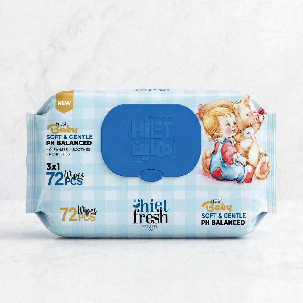 Heat Fresh Wet Wipes – 72 Wipes