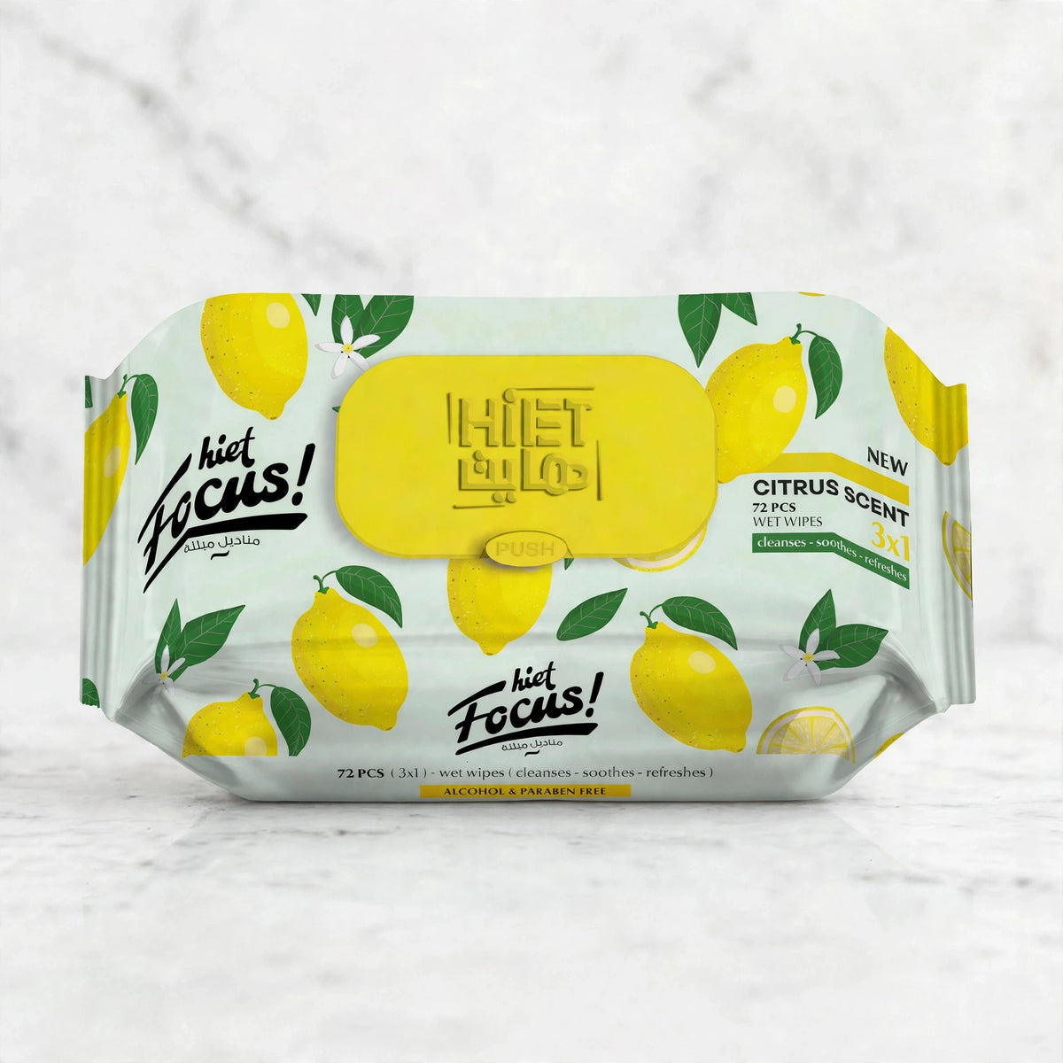 Heat Fresh Wet Wipes – 72 Wipes
