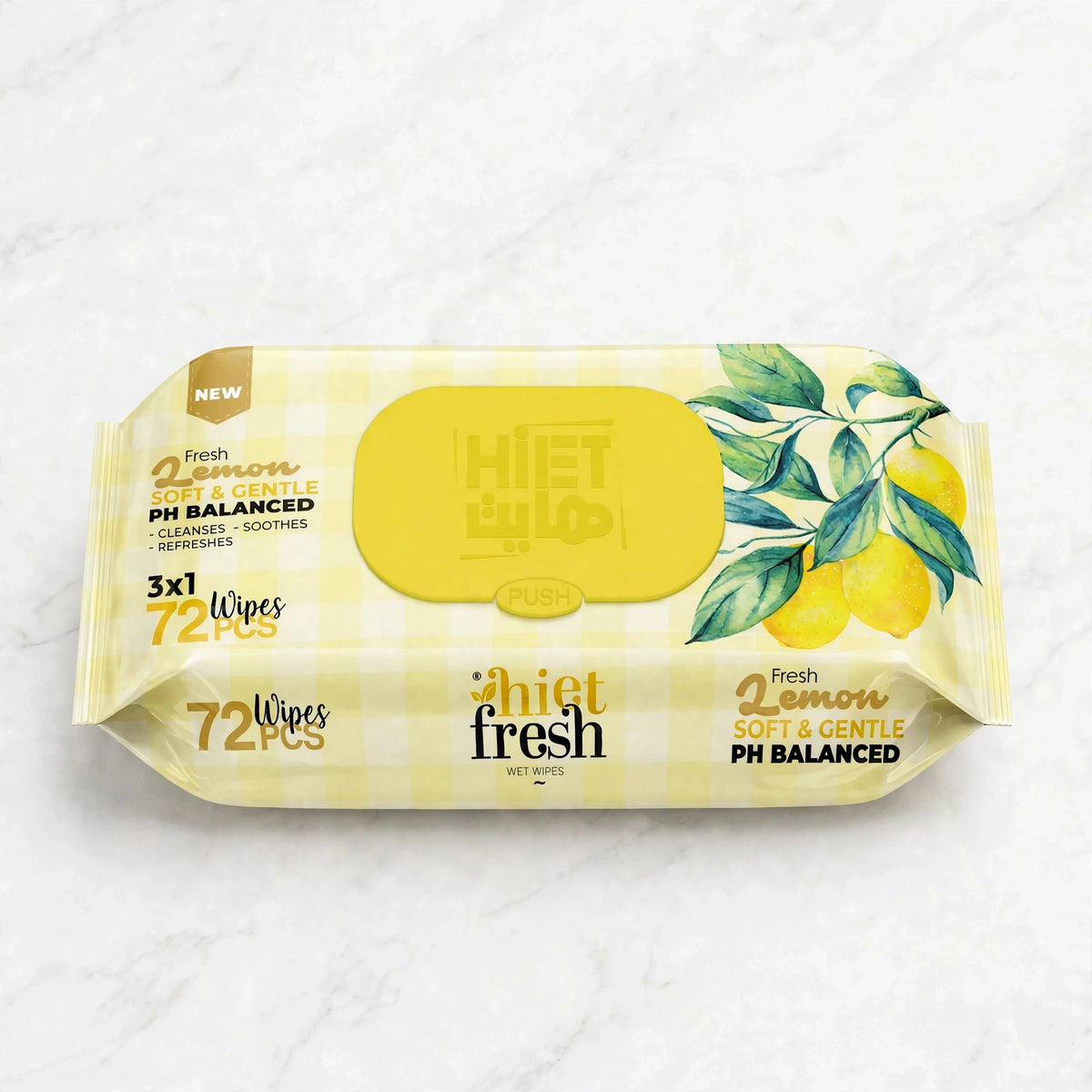 Heat Fresh Wet Wipes – 72 Wipes
