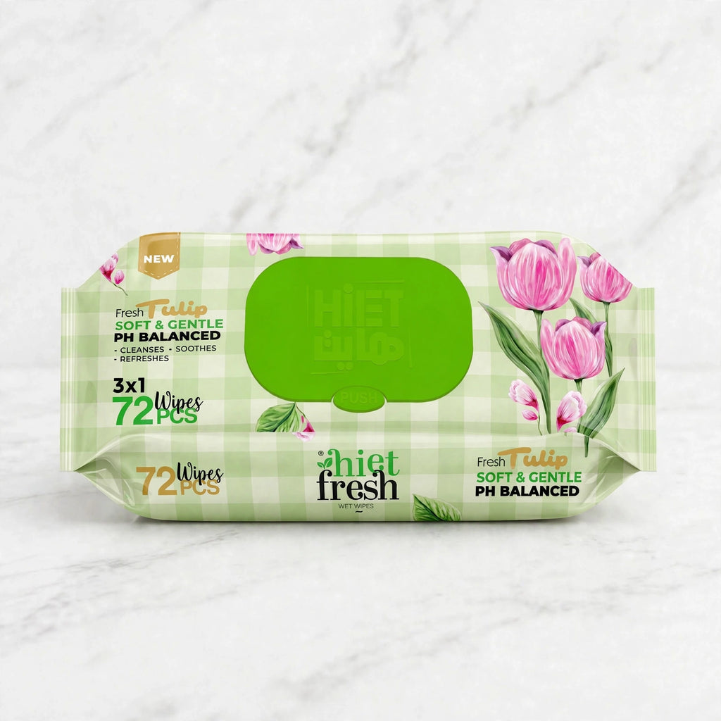 Heat Fresh Wet Wipes – 72 Wipes