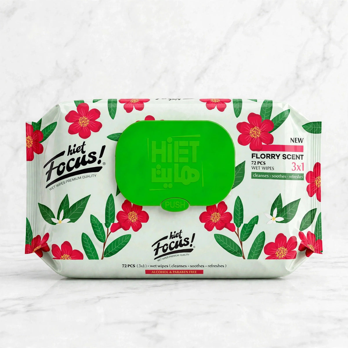 Heat Fresh Wet Wipes – 72 Wipes